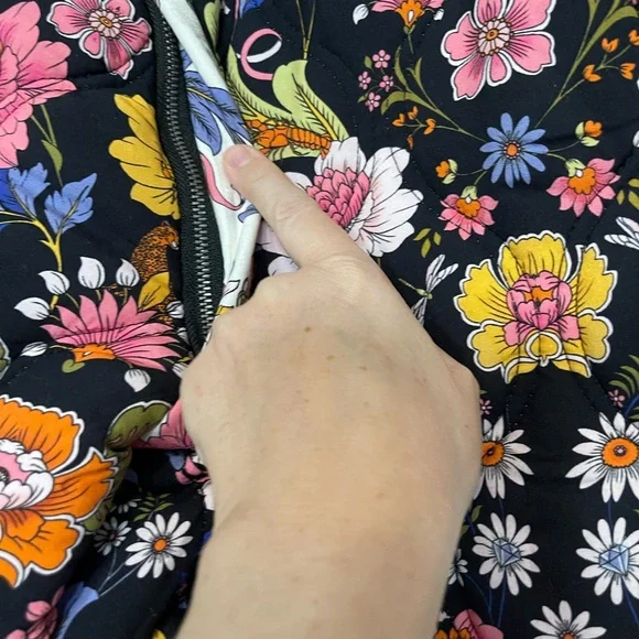 Quilted Jacket in Viscose by Never Fully Dressed. - Picture 3 of 10